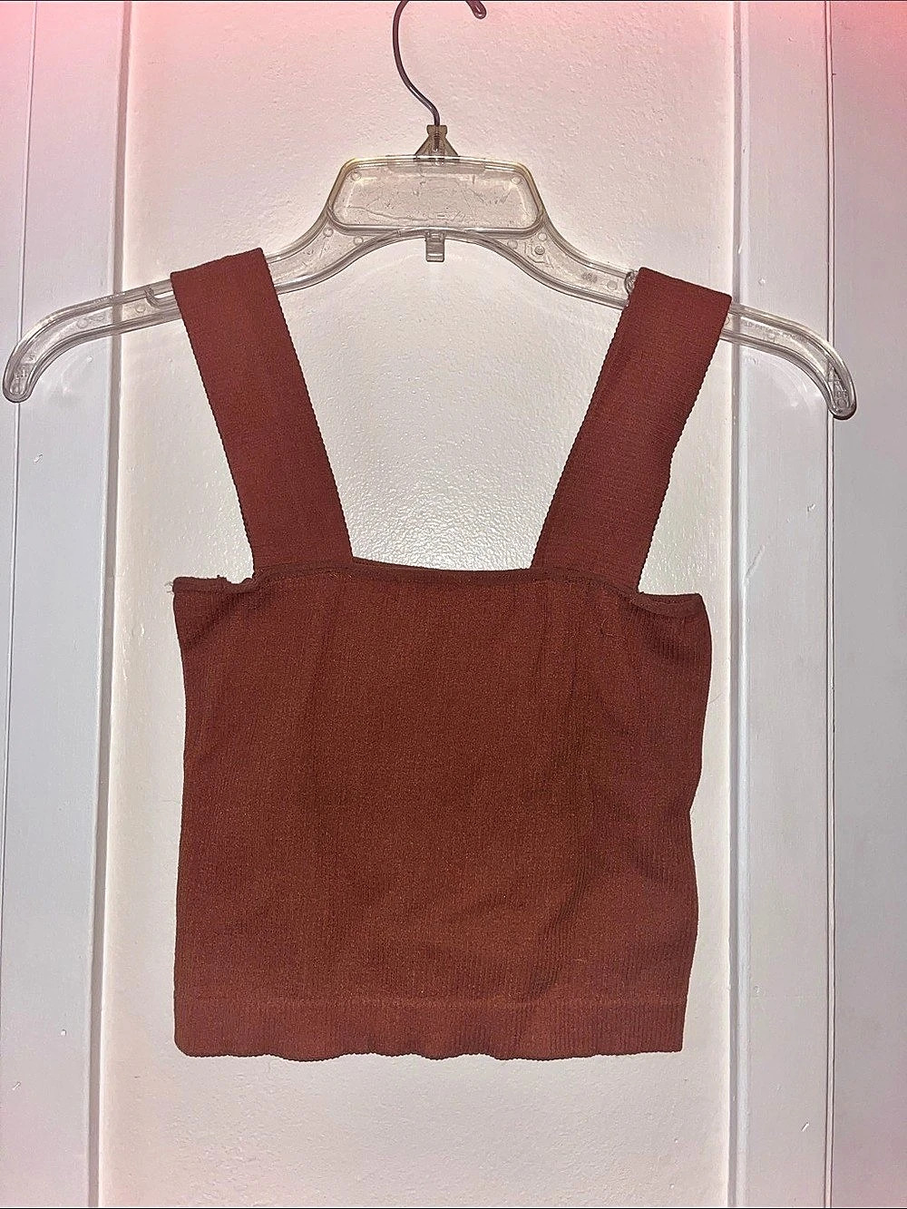 pants store Brown Crop Top